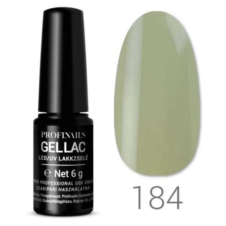 Oja semipermanenta, Profinails, Gel Lac LED/UV 6 g No. 184