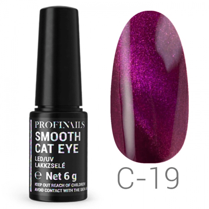 Oja semipermanenta, Profinails, Smooth Cat Eye Gel Lac LED/UV 6 g C 19