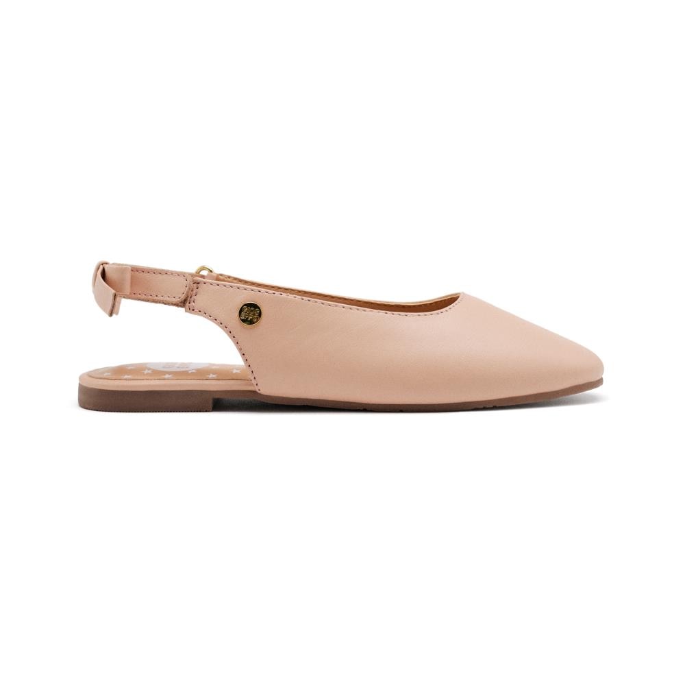 Gioseppon, Papuci slingback din piele, Alb fildes, 37 EU