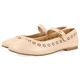 Gioseppo, Pantofi Mary Jane din piele, Alb fildes, 30 EU
