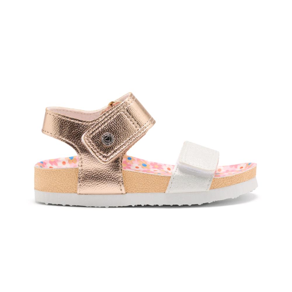 Gioseppo, Sandale cu inchidere velcro Haynes, Auriu, 29 EU