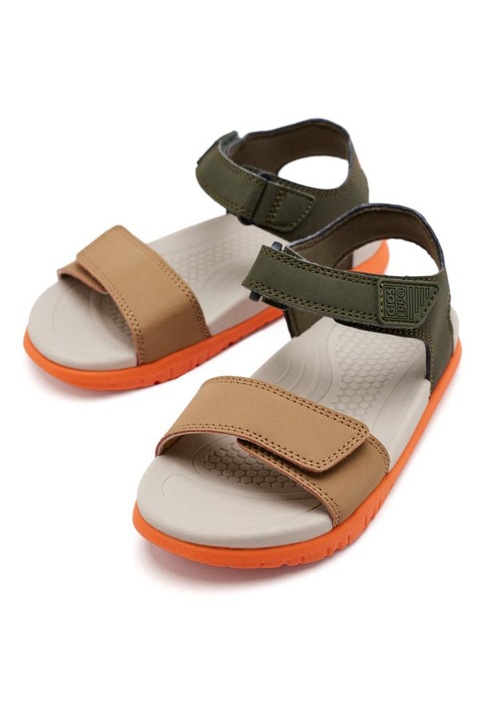 Gioseppo, Sandale cu inchidere velcro Alton, Kaki, 26 EU
