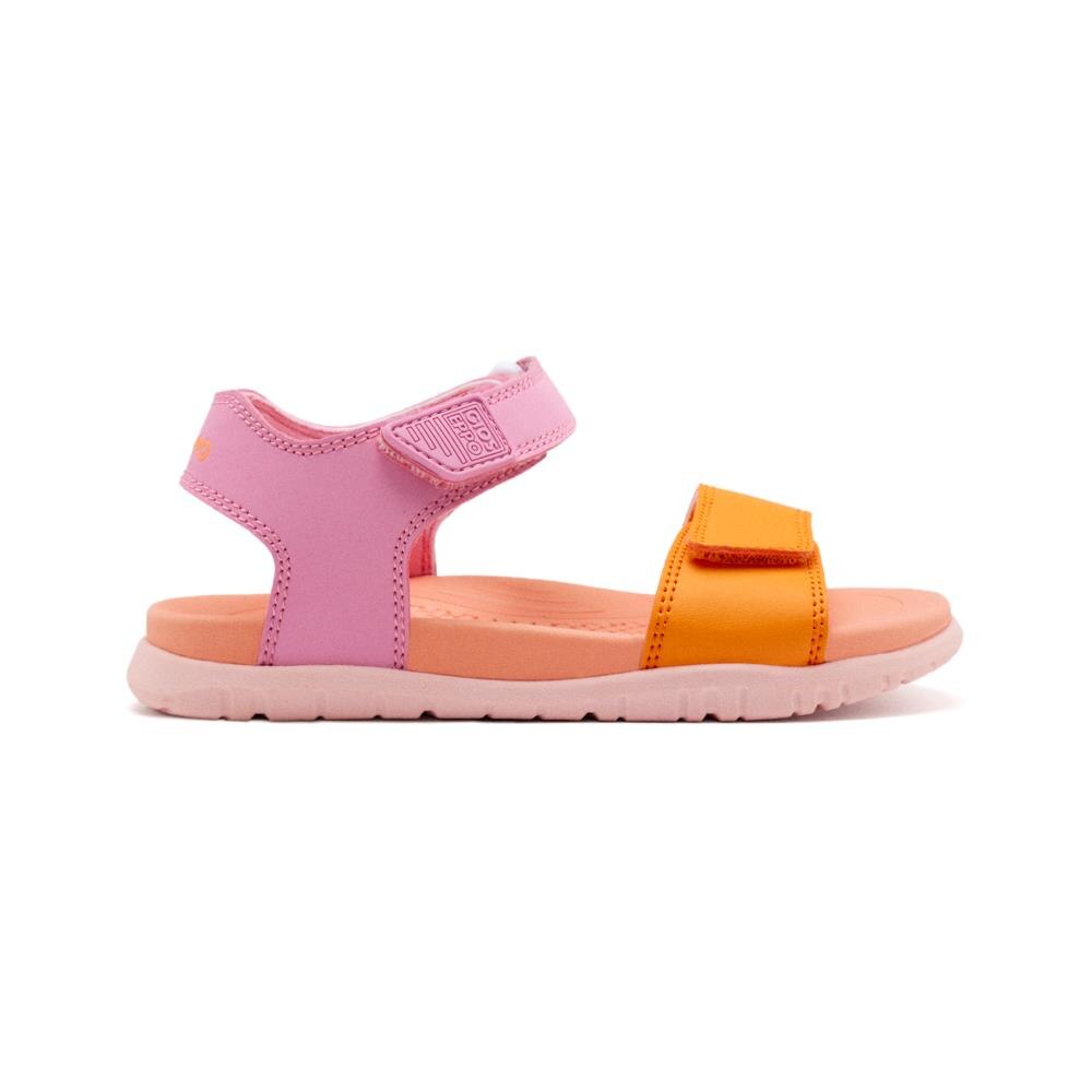 Gioseppo, Sandale din piele ecologica cu inchidere velcro Alton, Roz, 32 EU