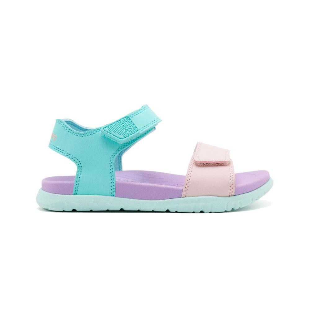 Gioseppo, Sandale din piele ecologica cu inchidere velcro Alton, Turcoaz, 39 EU