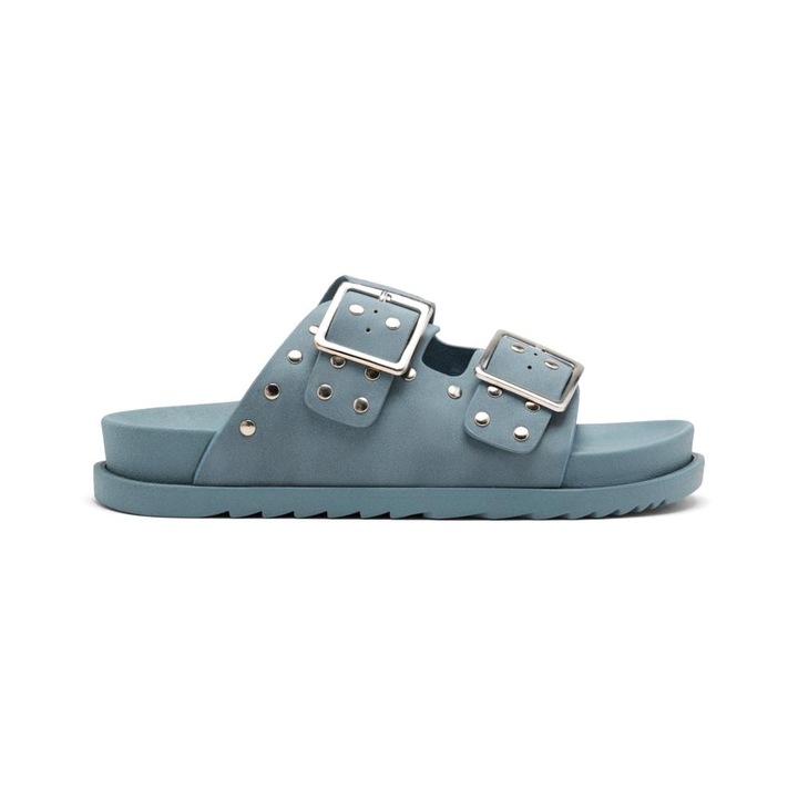 Gioseppo, Papuci cu aplicatii cu catarama, Bleumarin, 37