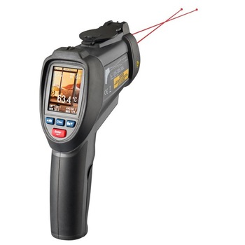 Pirometru, Termometru infrarosu, FIRT 1000 Data Vision camera video, display color, si 2 puncte laser - pana la 1000°C Pirometru, Termometru infrarosu, FIRT 1000 Data Vision camera video, display color, si 2 puncte laser - pana la 1000°C