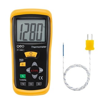 Termometru FT1300-1 cu o sonda ce masoara temperatura pana la 1.300°C Termometru FT1300-1 cu o sonda ce masoara temperatura pana la 1.300°C