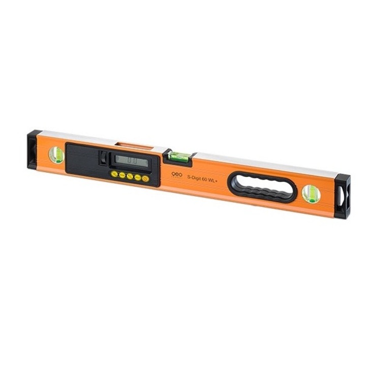 60 cm-es elektronikus vízmérték digitális kijelzővel - dőlésmérő S-DIGIT 60 WL +