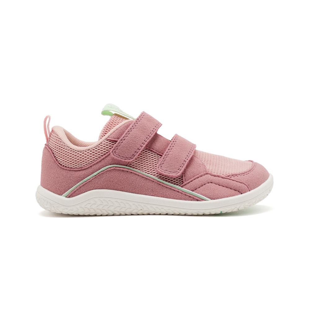 Gioseppo, Pantofi sport din material textil cu inchidere velcro si garnituri din plasa, Roz, 23 EU