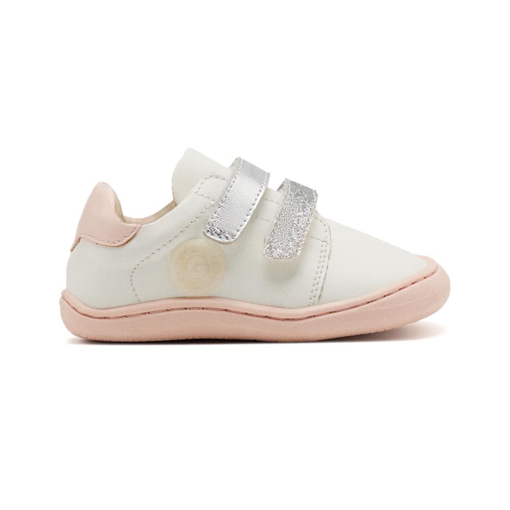 Gioseppo, Pantofi sport din piele cu inchidere velcro, Alb, 23 EU