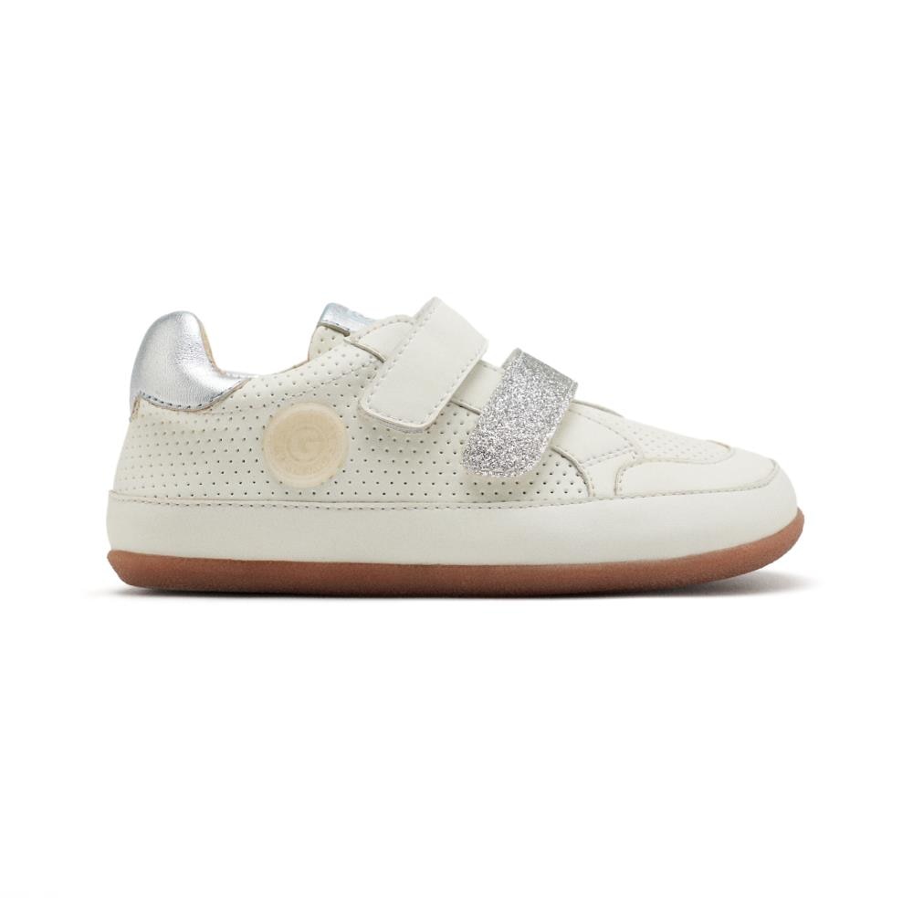 Gioseppo, Pantofi sport din piele cu garnituri din material sintetic, Alb, 31 EU