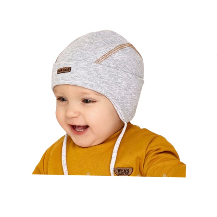 Caciula pentru baieti Mini Junior 46-025, Gri 116930