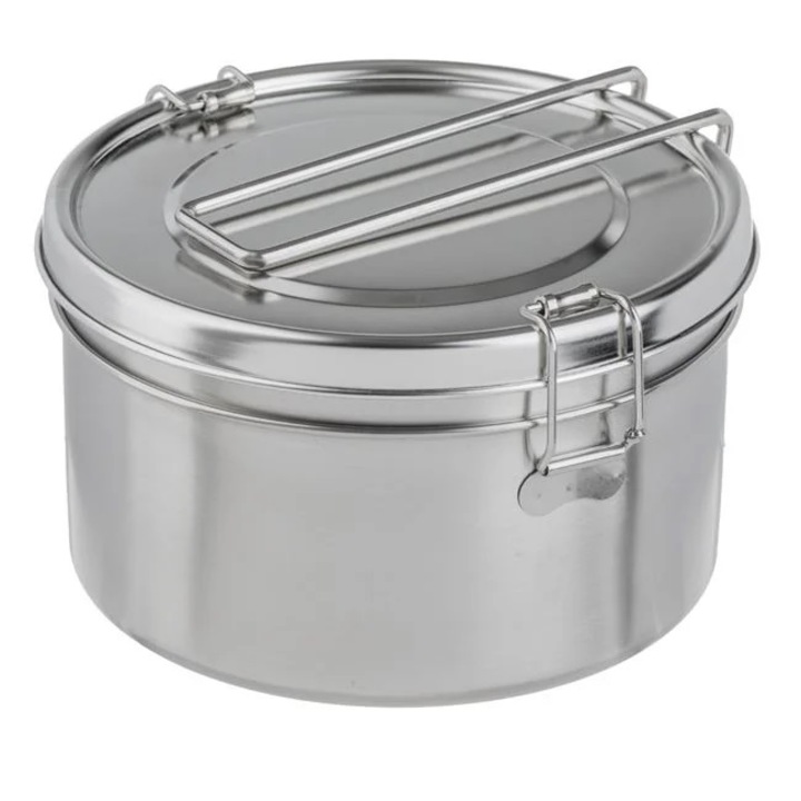 Caserola alimentara din otel inoxidabil, capacitate 1 l, dimensiune 15x9 cm