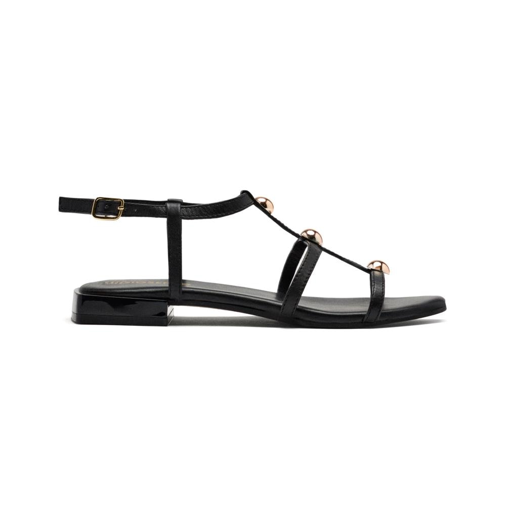 Gioseppo, Sandale din piele Stinnett, Negru, 36