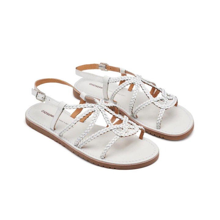 Gioseppo, Sandale din piele Orland, Alb