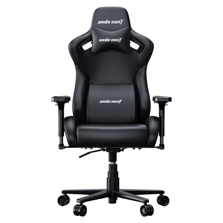 Scaun de gaming din piele Kaiser 2 Frontier negru XL Anda Seat