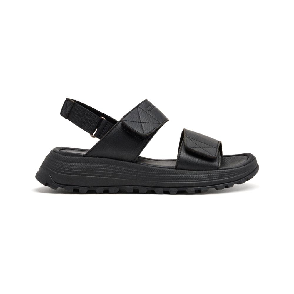 Gioseppo, Sandale din piele ecologica cu inchidere velcro, Negru, 39
