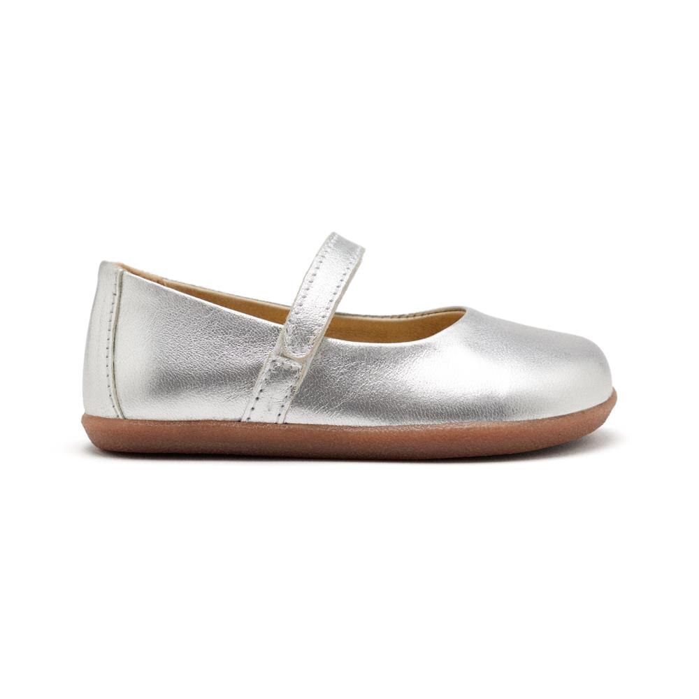 Gioseppo, Pantofi din piele cu aspect metalizat, Argintiu, 23 EU