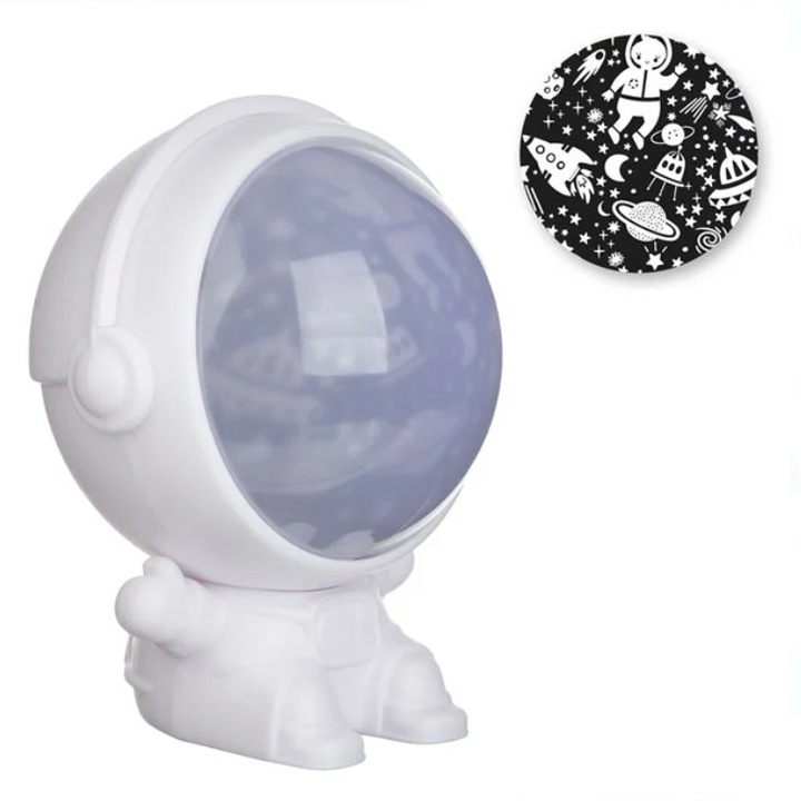 Proiector LED Model Astronaut cu Picior Cablu USB Ø11x12cm