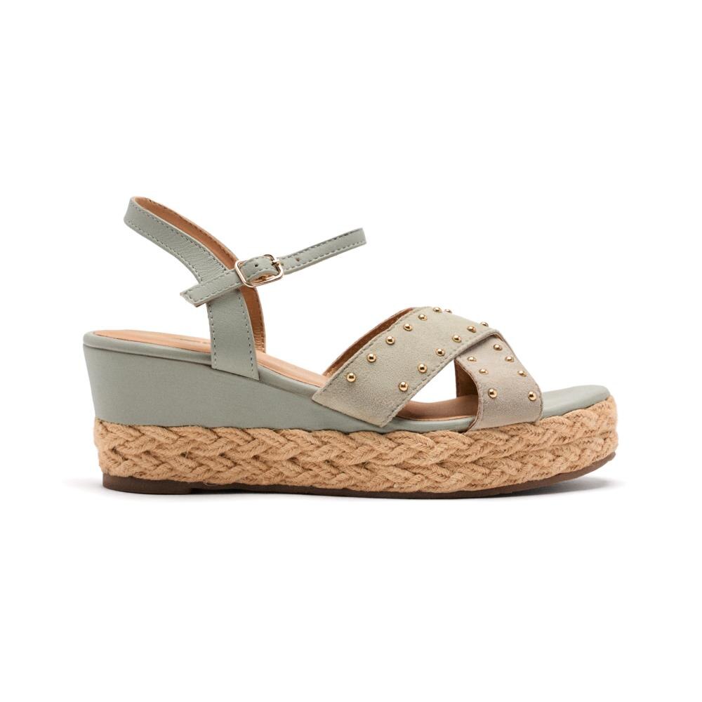 Gioseppo, Sandale din piele cu talpa wedge Gilsum, Gri, 37
