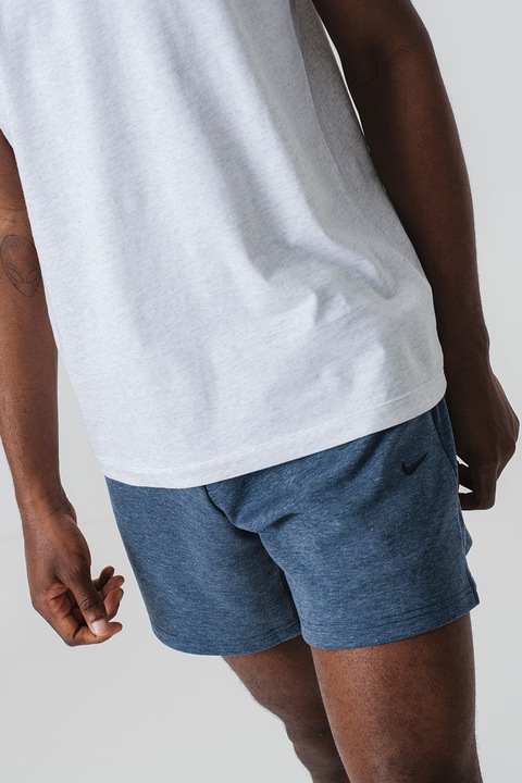 Nike, Dri-Fit húzózsinóros sportrövidnadrág, Sötétkék
