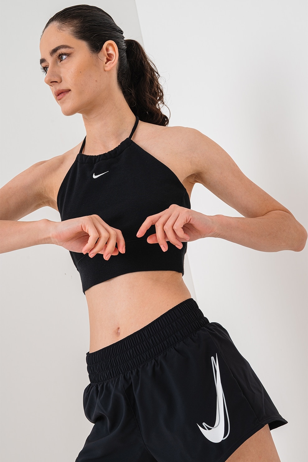 nike halter crop top