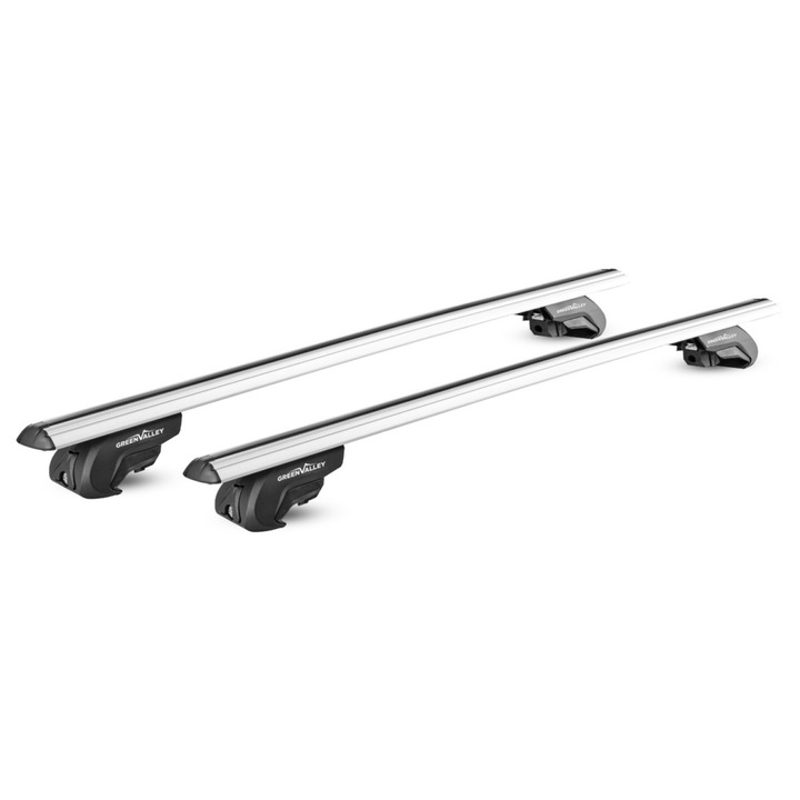 Green Valley Treck Standard alumínium keresztrudak SKODA Fabia Combi/Break I-hez 2001-2007, hosszanti rudakhoz rögzíthető