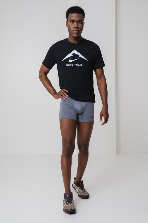 Nike, Logós biciklisnadrág, Sötétszürke