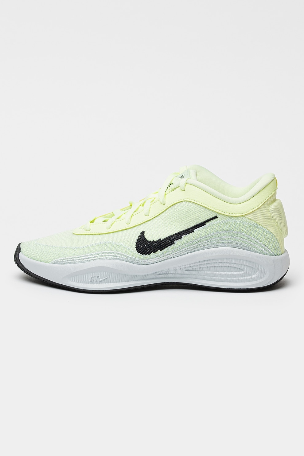 Nike, Pantofi pentru baschet G.T. Hustle Academy, Verde lime, 10