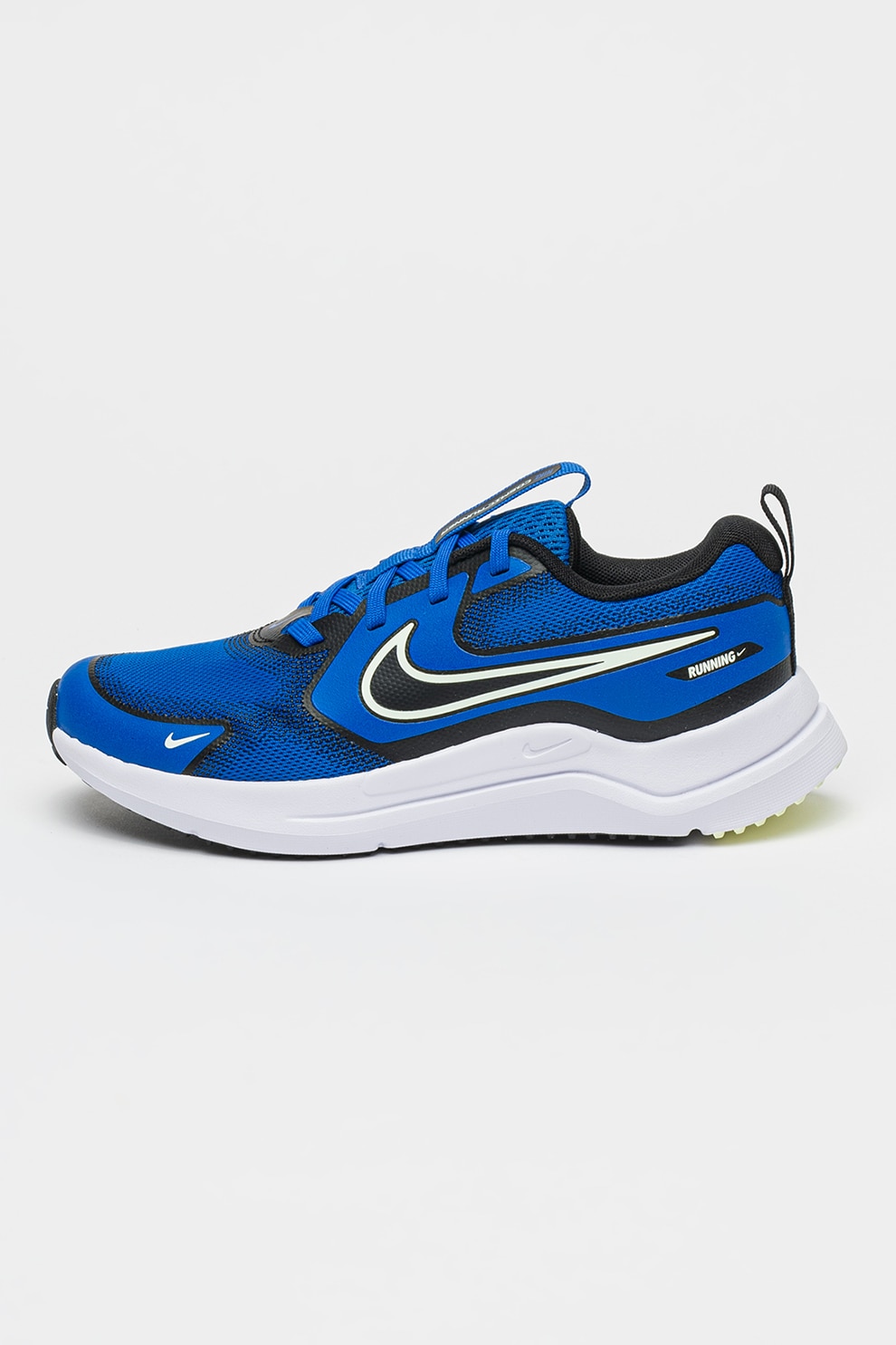 Nike, Pantofi Cosmic pentru alergare, Verde pal, Albastru royal, Alb optic, 37.5 EU