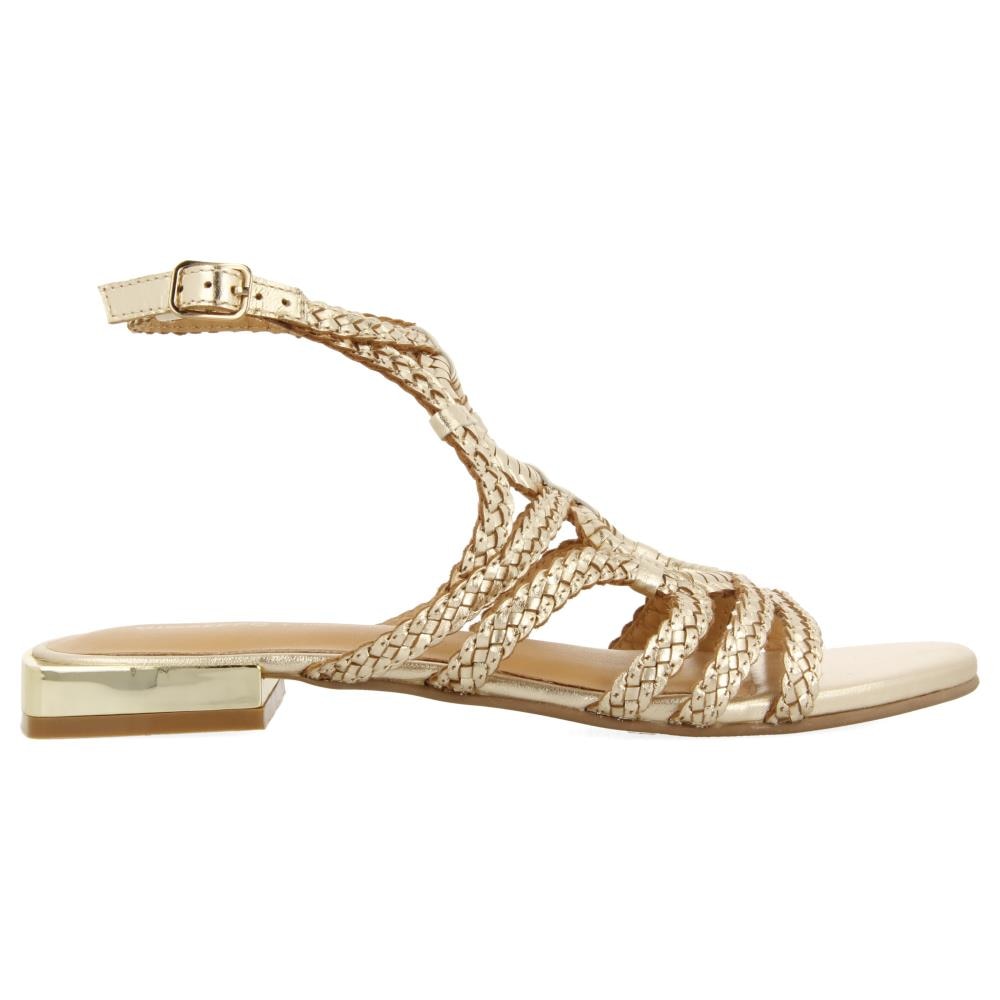 Gioseppo, Sandale de piele Birch, Auriu, 38