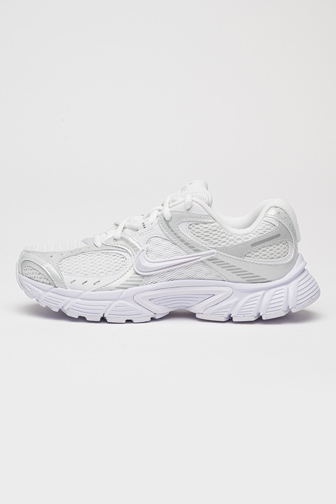 Nike, Спортни обувки V5 RNR с мрежести зони, Бял/Сив