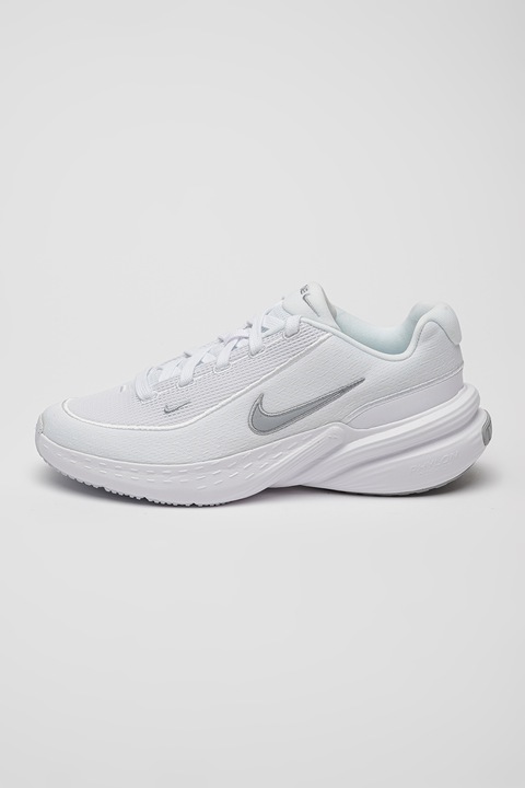 Nike, Текстилни спортни обувки Air Zoom Upturn, Бял/Tъмносив