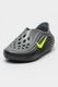 Nike, Сабо ReactX Rejuven 8 с перфорации, Черен/Светло сив/Бледозелен