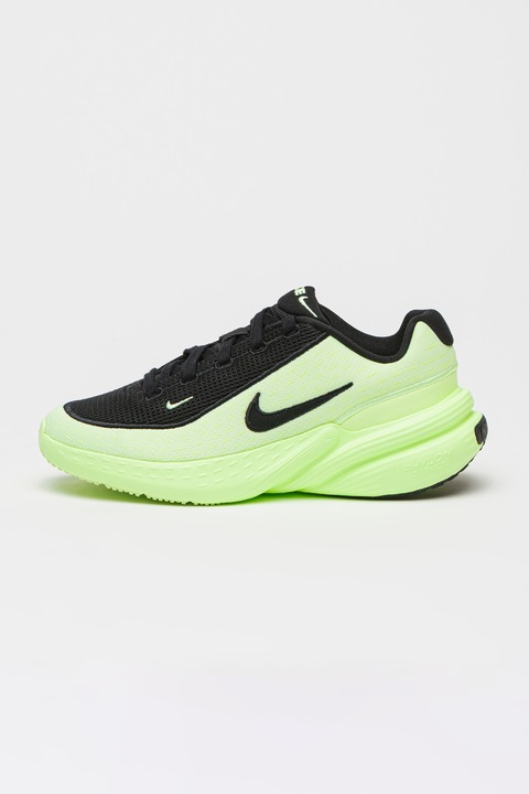 Nike, Спортни обувки Uplift от текстил с лого, Жълт