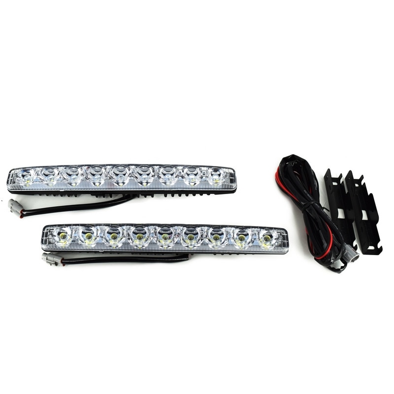 Lumini de zi DRL COB P9S lumina alba 12V