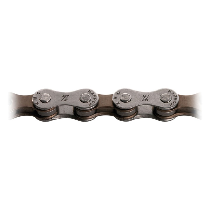 Верига KMC Z7 1/2x3/32 сребро/бронз 116L болт-7.3mm