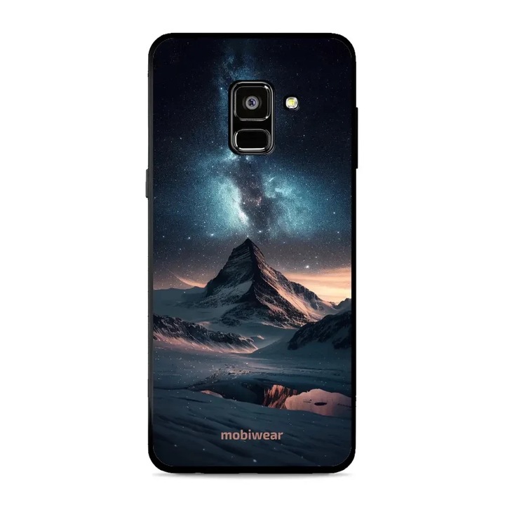 Husa telefon, Mobiwear, pentru Samsung Galaxy A8 (2018), rezistenta la socuri si zgarieturi, multicolor