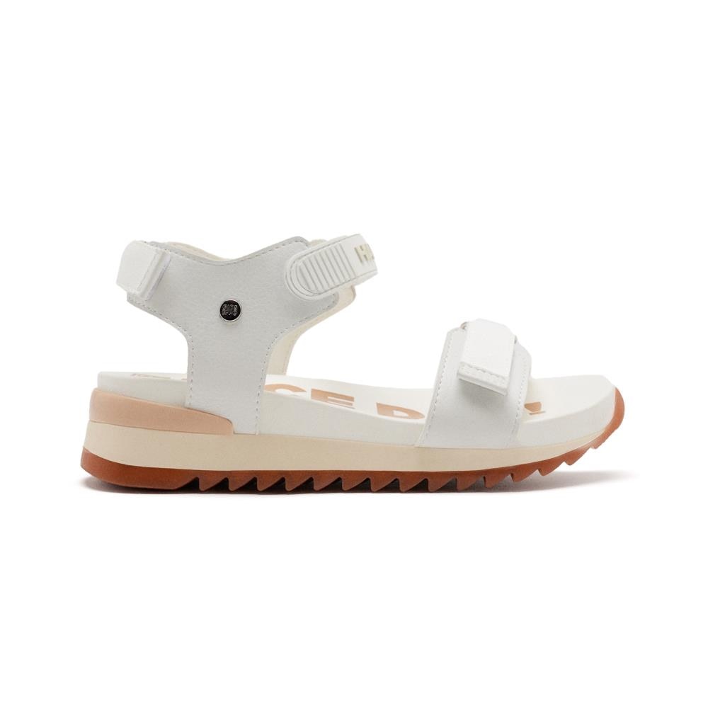 Gioseppo, Sandale din piele ecologica cu inchidere velcro, Alb, 39 EU