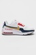 Nike, Air Max sneaker bőr és szintetikus részletekkel, Fehér, Aranyszín, Tengerészkék, 8