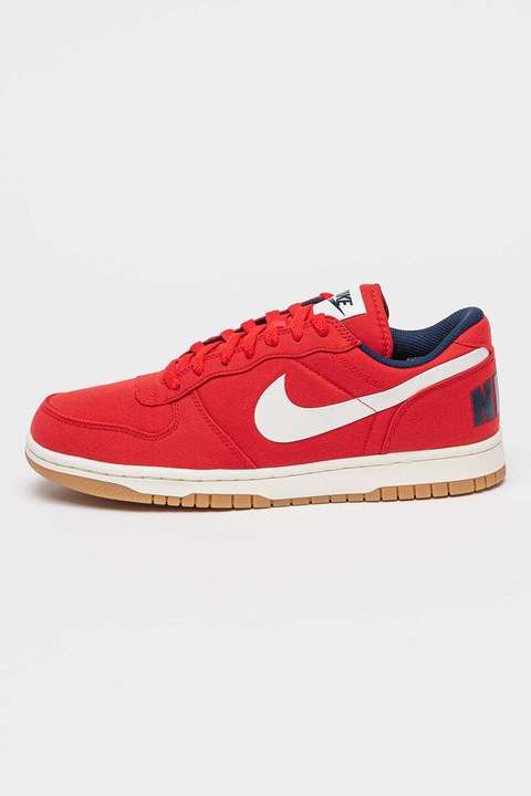 Nike, Pantofi sport Big Nike Low Lux, Rosu/Alb optic/Caramel