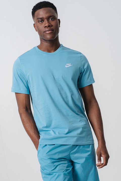 Nike, Sportswear Club pamutpóló, Türkiz, Világoskék, XL