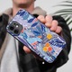 Mobiwear Glossy telefontok, Samsung Galaxy A17 / A17 5G, virágmintás, többszínű, műanyag, ütés- és karcálló