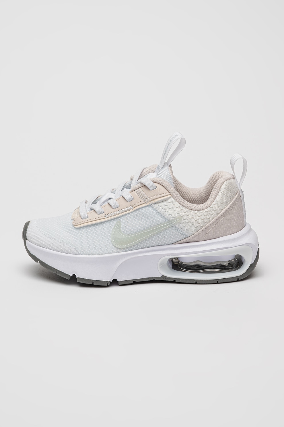 Nike, Pantofi sport low-cut Air Max INTRLK Lite, Alb, Verde pal, 28 EU
