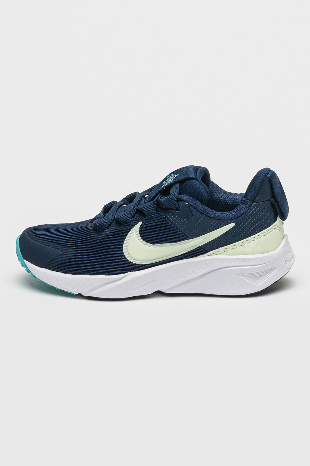 Nike, Pantofi pentru alergare Star Runner 4, Verde deschis, Bleumarin, 28 EU