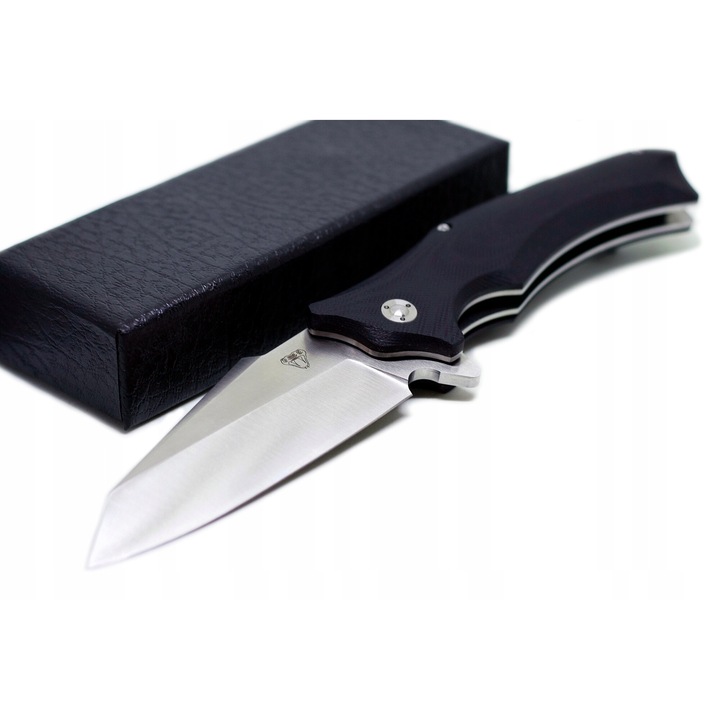 Cutit pliabil Snake EDC, 9.5cm lama, G10, liner-lock, 22.2cm lungime totala, 195g
