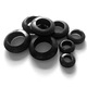 Set mixt 200 buc. O-ringuri Cauciuc pentru Protectia Firelor MaxTech®, Conectorilor si Cablu, Kit Grommet Electric, Reducere diametru gauri, Diverse Dimensiuni, Organizate in Cutie