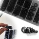 Set mixt 200 buc. O-ringuri Cauciuc pentru Protectia Firelor MaxTech®, Conectorilor si Cablu, Kit Grommet Electric, Reducere diametru gauri, Diverse Dimensiuni, Organizate in Cutie