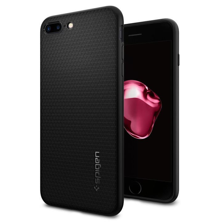 iPhone 7 Plus / 8 Plus kompatibilis tok - Spigen Liquid Air - fekete
