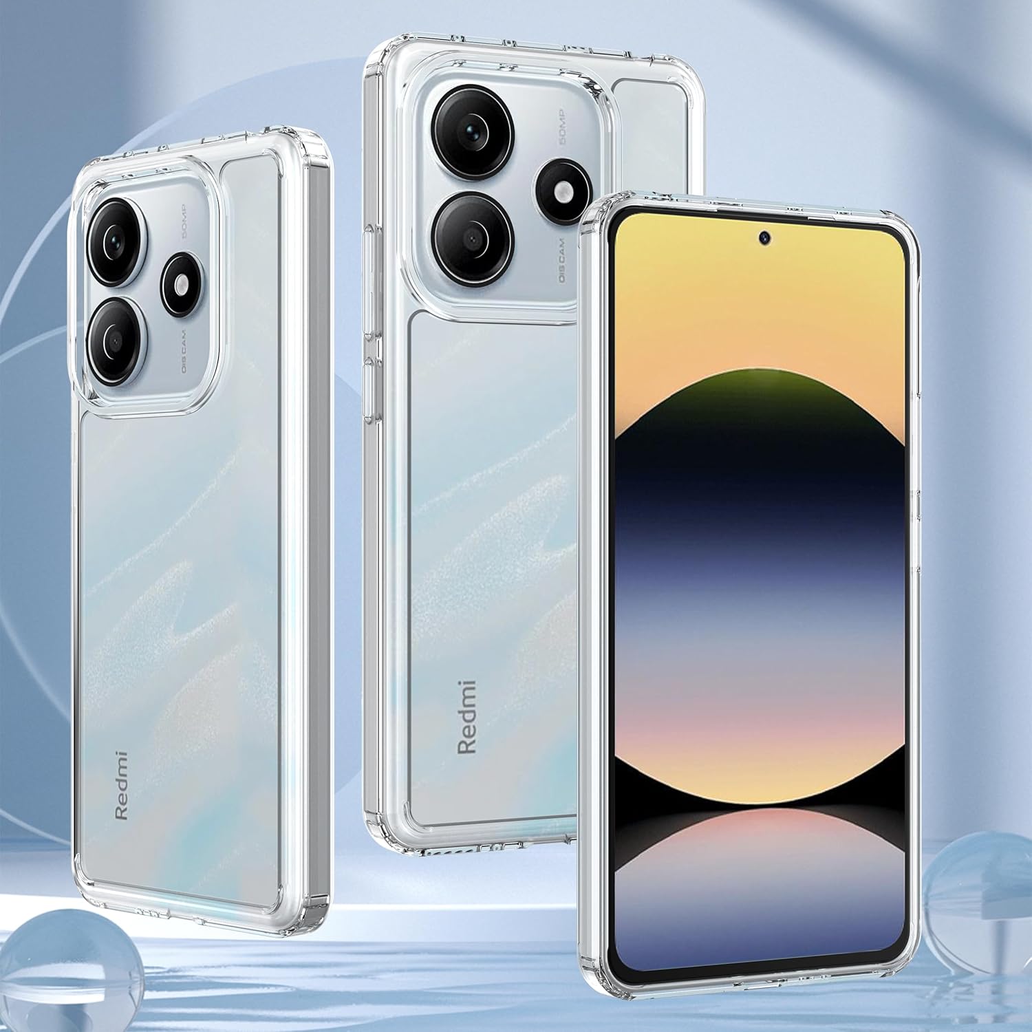 BestCase® Husa Pentru Xiaomi Redmi Note 14 4G, Anti Shock 1.5MM, Protectie camera si ecran, Transparent
